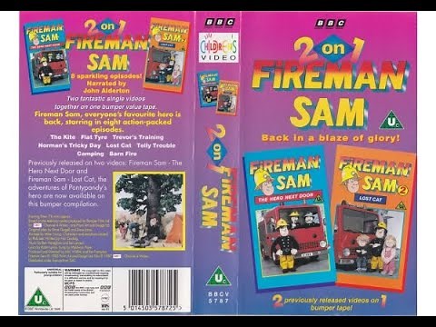 Fireman Sam: 2 on 1 (1996 UK VHS)