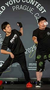 6.8K views · 202 reactions | 磊World Yo-Yo Contest 2025 Duo division 1st | Ishihara Dai Circus @rei4a @hiroyasuishihara @worldyoyocontest ✅️Sponsor stage @doc_luckys_yoyo_talk ️Special thanks @ryo_ryo_yoyo 婢Get yo-yos here ️ @rewindyoyo en.yoyostorerewind.com #yoyo #yoyotricks #wyyc2025 | Yo-Yo Store REWIND | Facebook