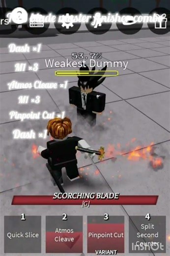 TSB Blade Master Finisher combo | #TSB