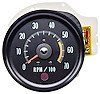 JEGS 79271: Factory Style Tach, 0-7,000 RPM/5,500 RPM Redline for 1970 Chevrolet Chevelle, El Camino, Monte Carlo w/V8 [In-Dash Mounted] - JEGS