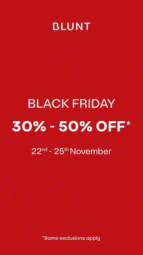30-50% OFF 💥 Shop our BLACK FRIDAY SALE now | Ends 11:59pm Mon 25th November. Limited stock available! | BLUNT Umbrellas