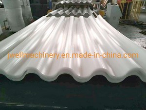 [Hot Item] Jwell PP Corrugated Roofing Sheet Extruder Machine
