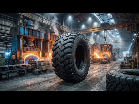 Inside a Tire Manufacturing Factory How Car Tires Are Made