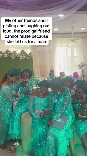 Bridesmaid Moments: Friends Gisting and Laughing Together