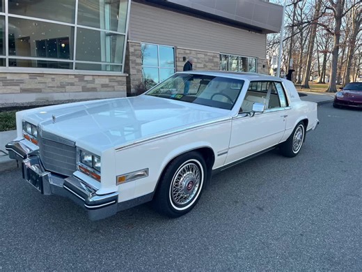 1982 cadillac eldorado triple white moonroof 60,000 miles $14,500