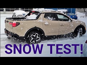 Hyundai HTRAC SNOW TEST!