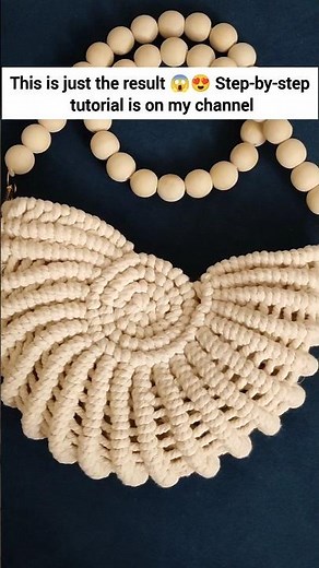 Beautiful Macrame Bag | Full Tutorial on My Channel