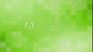 Lime green color appearing and disappearing square shapes with moving parallel lines modern design geometrical background
