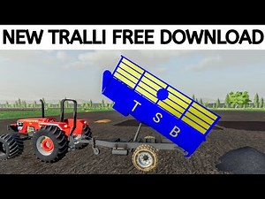 New Indian Tralli Mod With Download | FS19 & FS22 Indian Mods | Jaskirat Aulakh |