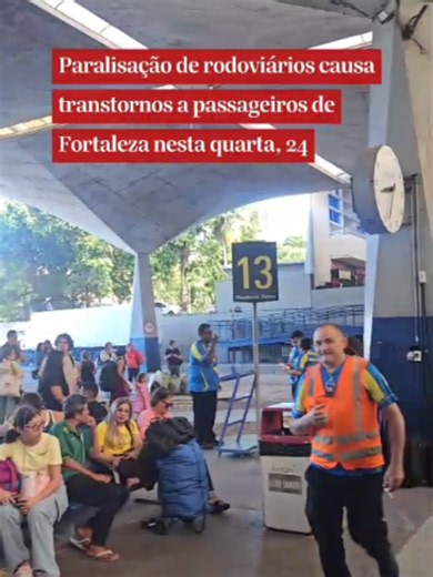 Uma paralisação de trabalhadores do transporte rodoviário causou transtornos a passageiros do Terminal Engenheiro João Thomé, em Fortaleza, nas primeiras horas da manhã desta quarta-feira, 24. A suspensão das atividades foi motivada pela cobrança de melhorias salariais na categoria de viagens intermunicipais e interestaduais. A paralisação em frente a empresa Guanabara terminou às 9h. A Rádio O POVO CBN esteve no local e constatou o atraso de mais de 10 linhas. Algumas linhas voltaram a operar p