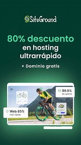 🦾 Descubre el poder de nuestra tecnología y más de 20 años de experiencia en hosting web 💰 Diseñado para satisfacer tus necesidades ya seas empresa, blogger, desarrollador o dueño de una tienda online 🚀 ¡Empieza hoy y alcanza el éxito online! | SiteGround