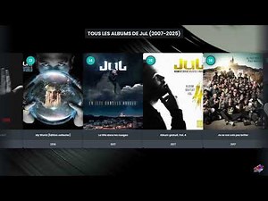 TOUS les albums de JuL (2007–2025) – la discographie en images