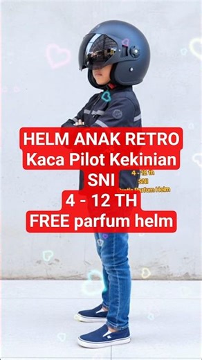 helm anak kc pilot retro FREE PARFUM HELM #jualhelm #skuterhelm91 #helmretro #helmanak #pakaihelm