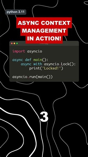 Async context management in action!