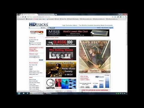 HDtracks Tutorial from Audiophile Journal