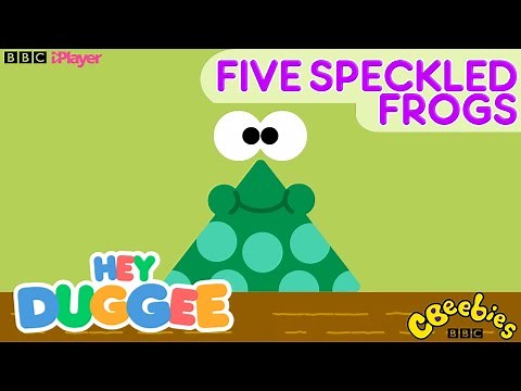 Hey Duggee Songs | Five Speckled Frogs Nursery Rhyme | CBeebies