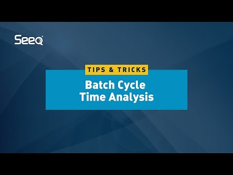 Batch Cycle Time Analysis