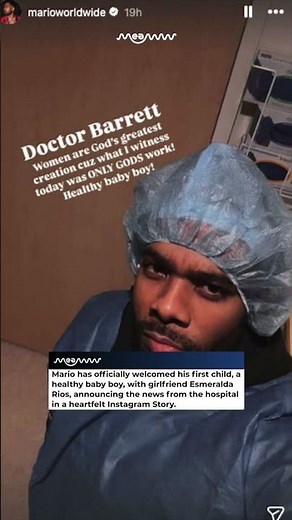 Singer Mario Welcomes First Baby Boy with Girlfriend Esmeralda Rios