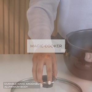 Love curating and experimenting with recipes? 🤔 Let the magic of Kraft Magic cooker rustle up the perfect wholesome meal for you! Get it at FLAT 15% OFF today! Don’t wait up!⏳ | Kraft Houseware