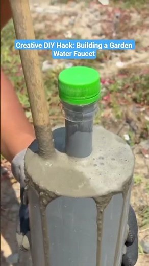 Creative DIY Hack: Building a Garden Water Faucet