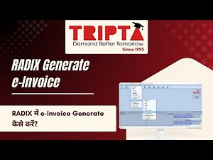 RADIX Generate e-Invoice
