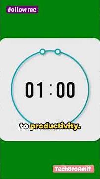 Master the Pomodoro Technique with Interval Timer