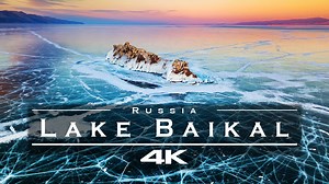 Russia aerials: Lake Baikal scenic views in 4K