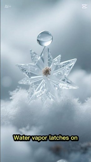 How Ice Really Forms a Perfect Crystal❄️