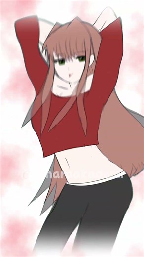 ゼロツーダンスⅹモニカ【Doki Doki Literature Club】 #ddlc #dokidokiliteratureclub #ddlcmonika #zerotwodance