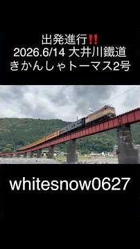 大井川鐵道 きかんしゃトーマス2号 #locomotive #機関車 #train #trainvideo #railway #trainvideos #鉄道 #railroad #列車 #鉄道動画