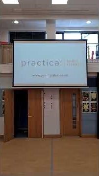 School Hall Projector and Screen Install