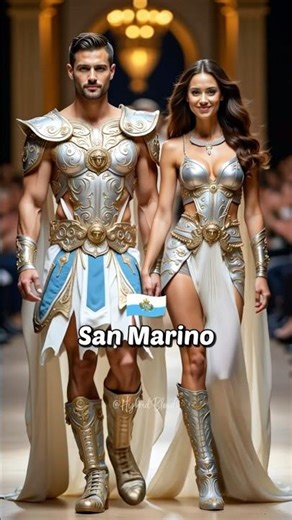 When Ancient Power Walks the Modern Runway🔥#countries #aiart #runway