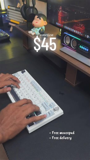 📌 K75Pro - Mechanical Keyboard (Tri-Mode, RGB) #keyboard #customkeyboard