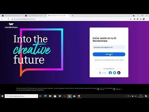 Iniciar sesión con Wondershare ID y actualizar - UniConverter Guía de Usuario para Win