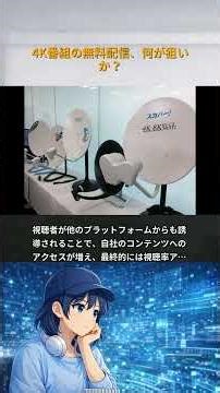 4K番組の無料配信、何が狙いか？