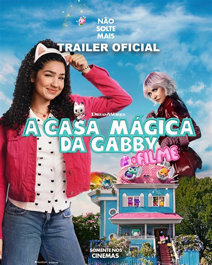Junte-se à Gabby em sua maior aventura até agora – nas telonas! 😻 ✨ Viva a experiência de #CasaMagicadaGabbyFilme somente nos cinemas. | Universal Pictures