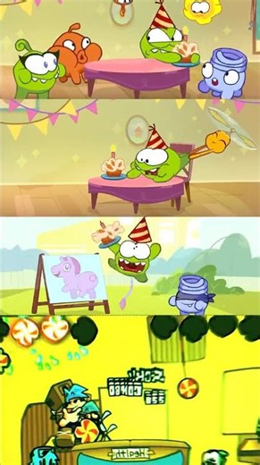 Om Nom vs the Birthday Cake… Again 😭🎂 |FNF Cut The Rope Mobile Mod #fnf #omnom #shortsviral