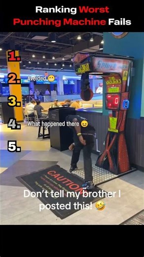 Ranking Worst Punching Machine Fails