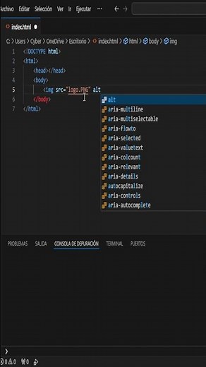 Cómo Insertar una Imagen en HTML | Tutorial Rápido #tutorialhtml #programación #html #ImgHtml