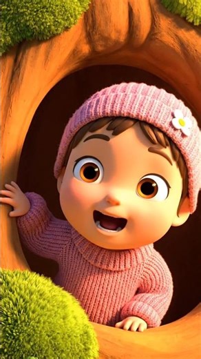 3D Cartoon Baby Jungle Adventure | Cute Baby Explorer Short Video