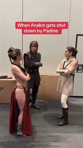 Respect! #starwars #cosplay #anakinskywalker #padme #princessleia #padmeamidala #jedi #skywalker