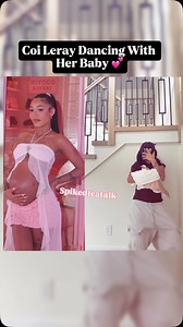 Coi Leray Dancing With Her Baby 💕#coileray #miyoco #explorepage #spikedteatalk | Spikedteatalkk