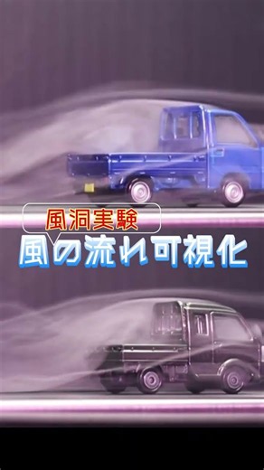 【風洞実験】荷台のカタチで風は変わる？スーパーキャリイ vs サンバー