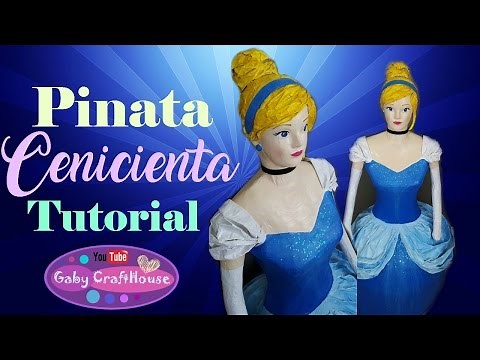 Cinderella piñata tutorial