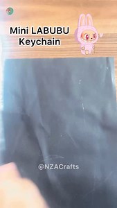 Diy Mini Labubu Keychain #nzacrafts | Nza Crafts