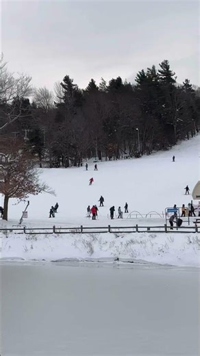 A Perfect Winter Day on the Slopes ❄️ 🏂 | @Wachusett