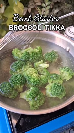 Cook Your Food on Instagram: "Crispy & Smoky Broccoli Tikka at Home 🥦 . . . ✅️ Save this recipe to try it later! Follow for more recipes 😍 😋 #snacks #starters #healthysnacks #viralreels #broccoli"