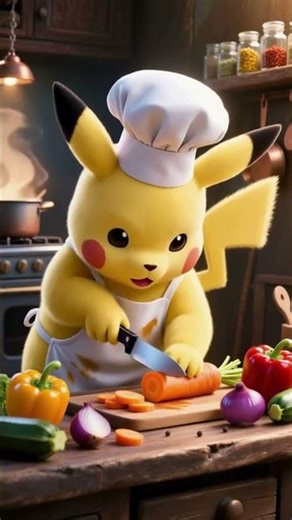 Pikachu the Cozy Chef | Kitchen Short