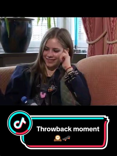 Throwback moment 🕰️: Avril’s first album had just come out (July 2002, MTV interview) 🛹📀 @Avril Lavigne #avrillavigne #letgo #90skids