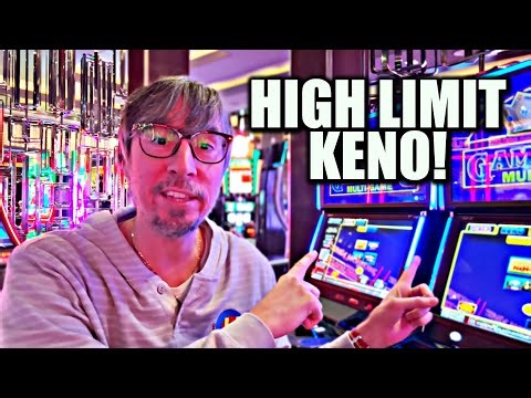 We're Back at The Cosmo High Limit Room for More Keno Action!